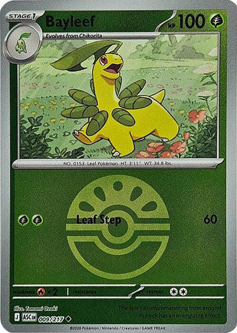 Bayleef (009/217) (Amigo Ball) [Megaevolución: Héroes Ascendidos]