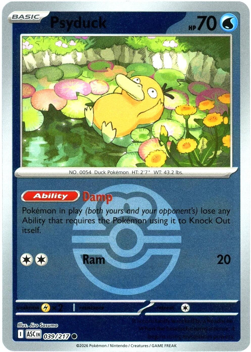 Psykokwak (039/217) (Faiblo Ball) [Méga-Évolution : Héros Ascendants]