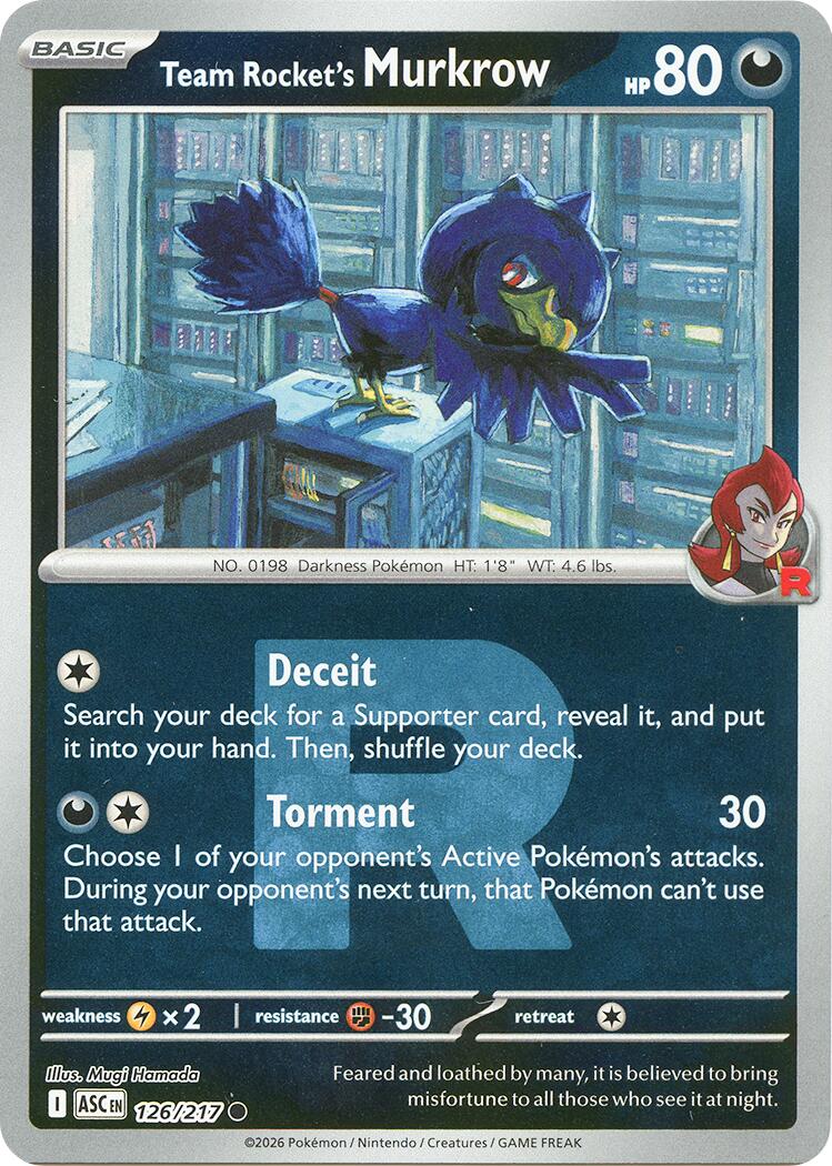 Cornebre de la Team Rocket (126/217) (Team Rocket) [Méga-Évolution : Héros Ascendants]
