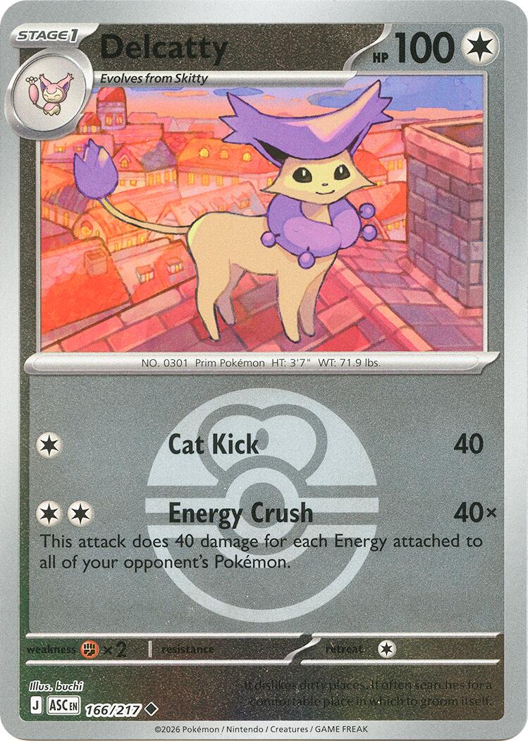 Delcatty (166/217) (Love Ball) [Méga-Évolution : Héros Ascensionnés]
