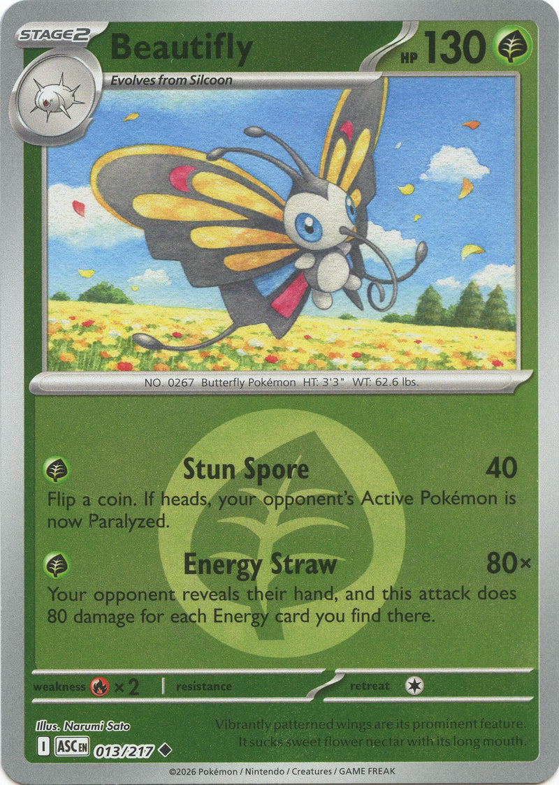 Papilusion (013/217) (Motif Symbole Énergie) [Méga-Évolution : Héros Ascendants]