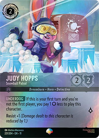 Judy Hopps - Patrulla Quitanieves (Épica) (221/204) [Hechizo Invernal]