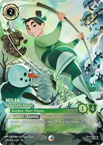 Mulan - Recluta con recursos (Encantada) (229/204) [Hechizo de invierno]