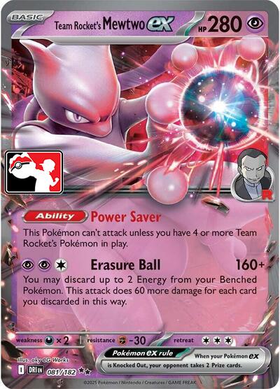 Mewtwo ex du Team Rocket (079/217) [Série de Packs Récompense Huit]