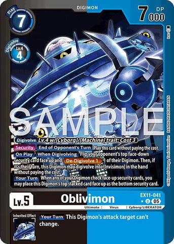 Oblivimon [EX11-041] (Holo limitada) [Amanecer del Liberador]