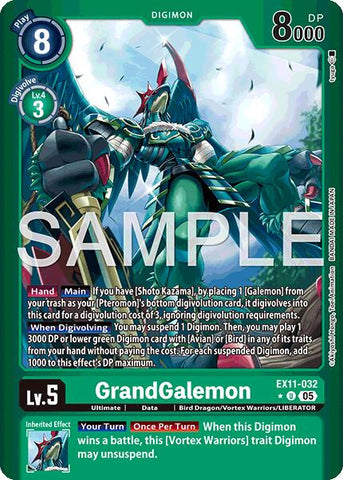 GrandGalemon [EX11-032] (Foil limitada) [Dawn of Liberator]