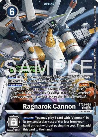 Cañón Ragnarok [BT21-098] (Copa Evolución 2026 Vol. 1 Top 4) [Convergencia Mundial]