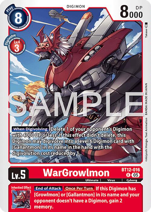 WarGrowlmon [BT12-016] [Digimon Generation Booster Avancé]
