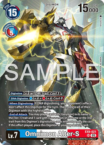 Omnimon Alter-S [EX9-021] (Paquete de evento 9) [Monstruos versus]