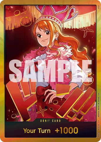 Carta DON!! (Nami) (Dorada) [Sobrecarga Extra: One Piece Heroines Edition]