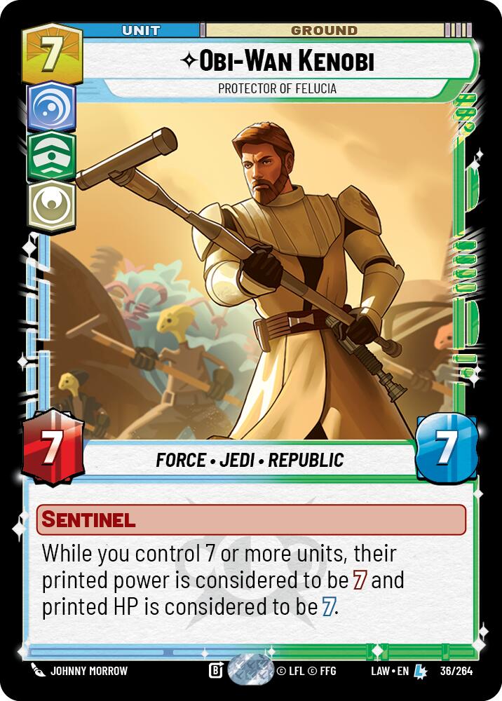 Obi-Wan Kenobi – Protecteur de Felucia (36/264) (36/264) [Une époque sans foi ni loi]