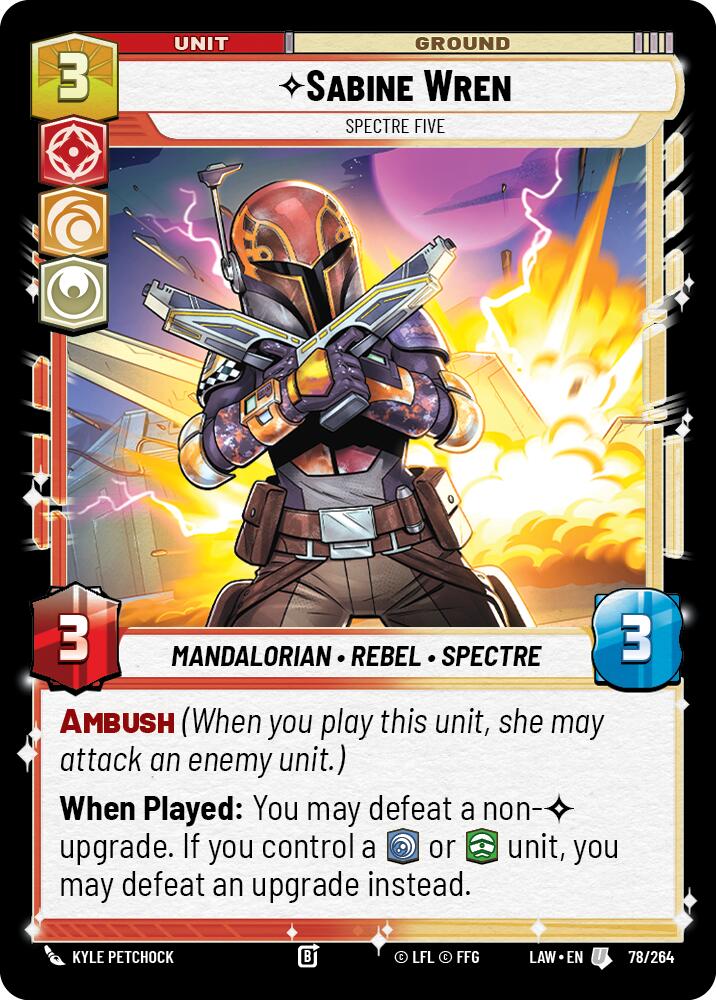 Sabine Wren - Spectre Cinq (78/264) (78/264) [Une époque sans foi ni loi]
