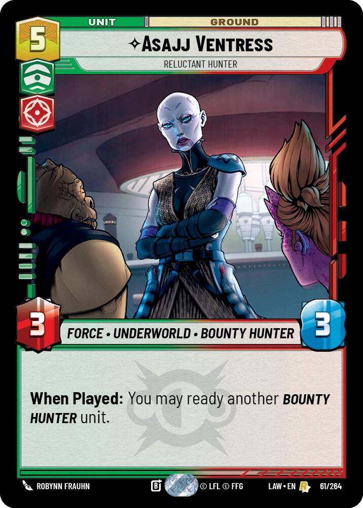 Asajj Ventress - Chasseuse réticente (61/264) (61/264) [Une époque sans foi ni loi]