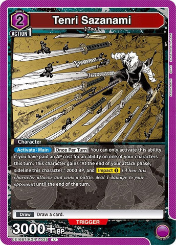 Image for Tenri Sazanami (UE16BT/KGR-1-025) (UE16BT) - Union Arena