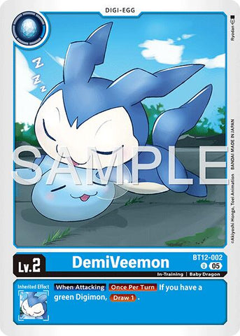 DemiVeemon [BT12-002] (Foil Reprint) [Advanced Booster Digimon Generation]