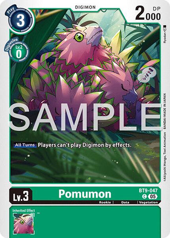 Pomumon [BT9-047] (Reimpresión Foil) [Advanced Booster Digimon Generation]