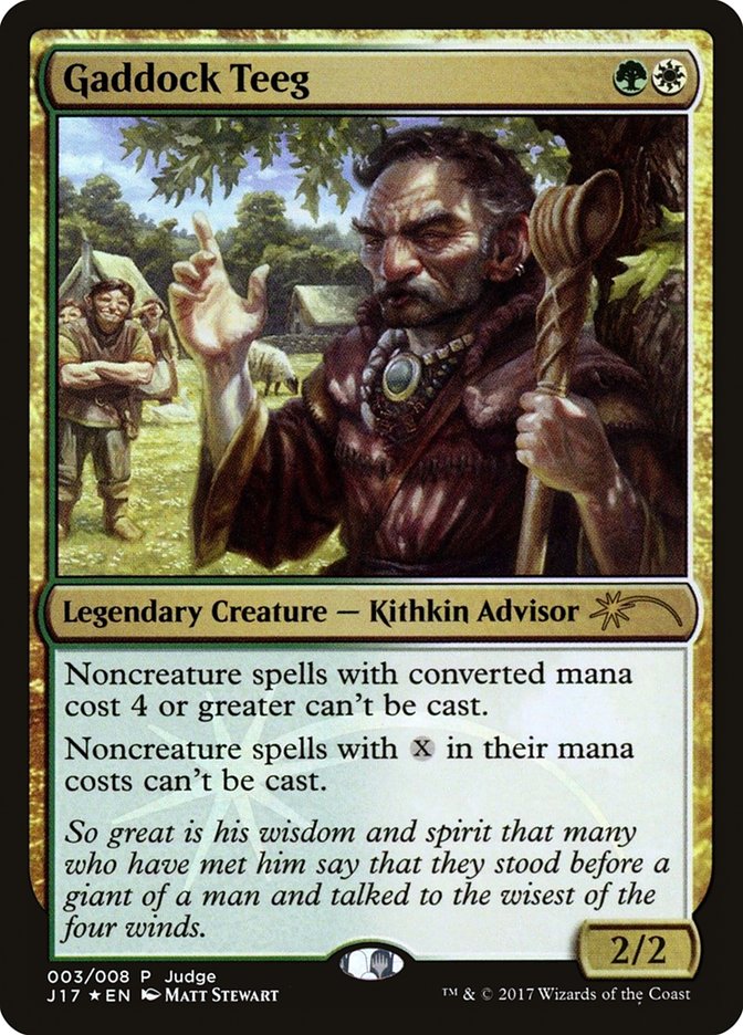 Gaddock Teeg [Cartas de Juez Promocionales de 2017]