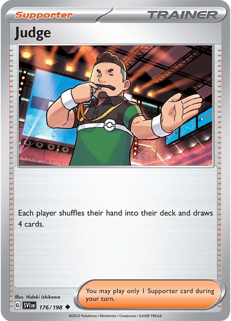 Juez (176/198) [Escarlata y Púrpura: Set Básico]