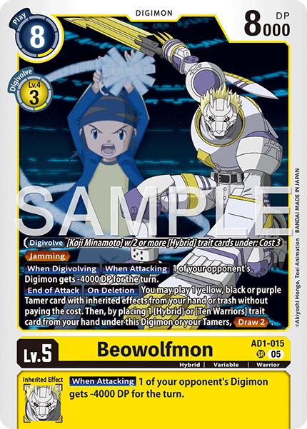 Beowolfmon [AD1-015] [Generación Digimon Booster Avanzado]