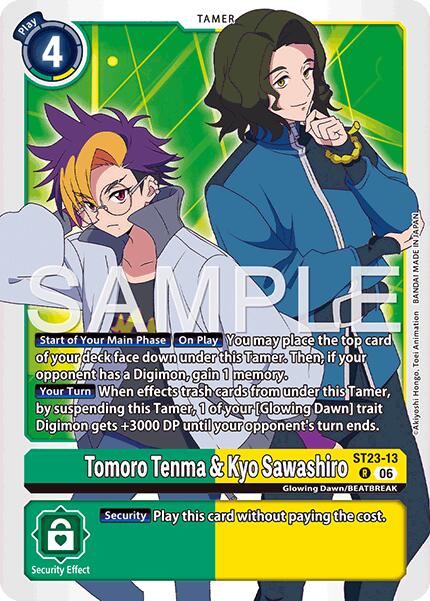 Tomoro Tenma y Kyo Sawashiro [ST23-13] [Mazo de Inicio: Beatbreak]