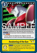 Despertar del Sol [BT17-099] (Reedición Foil) [Advanced Booster Digimon Generation]