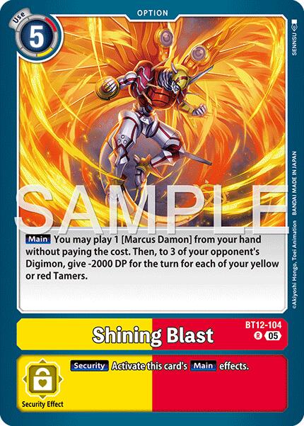Explosión Resplandeciente [BT12-104] (Reedición) [Advanced Booster Digimon Generation]