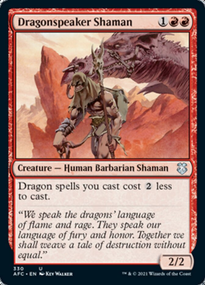 Shamane oratrice draconique [Dungeons & Dragons : Commander Légendes de la côte de Rivebois]
