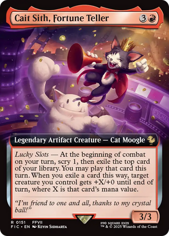 Cait Sith, Adivina (Arte extendido) [FINAL FANTASY Commander]