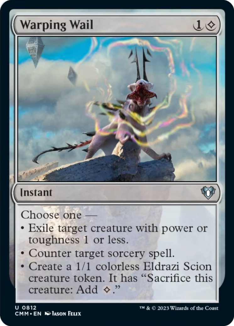 Cri déformant [Commander Masters]
