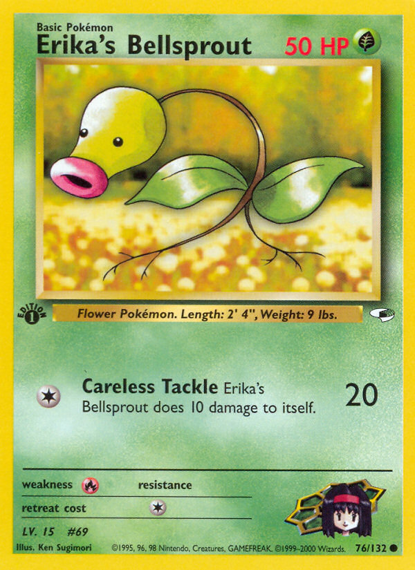 Bellsprout d'Erika (76/132) [Gym Heroes Édition 1]