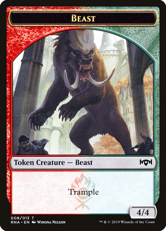 Jeton Bête [Jetons Allégeance de Ravnica]