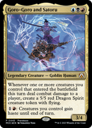 Goro-Goro y Satoru [Promos de prerelease de March of the Machine Commander]