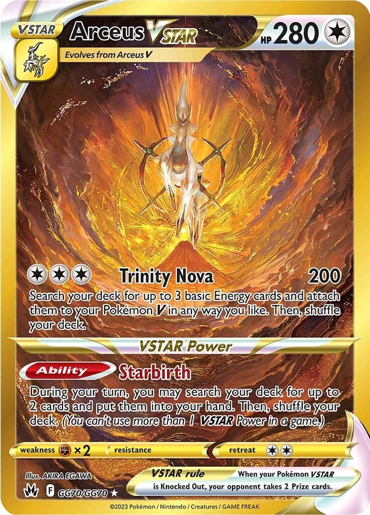 Arceus VSTAR (GG70/GG70) (Secreta) [Espada y Escudo: Cenit Supremo]