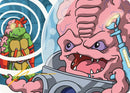 Krang, carte d'art Master Mind (25/54) (Signature estampillée or) [Série artistique Teenage Mutant Ninja Turtles]