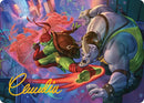 Super Combo Art Card (Signature estampée or) [Série d'illustrations Tortues Ninja]