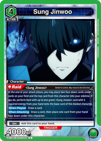 Image for Sung Jinwoo (047) (UE17BT/SLG-1-047) (UE17BT) - Union Arena