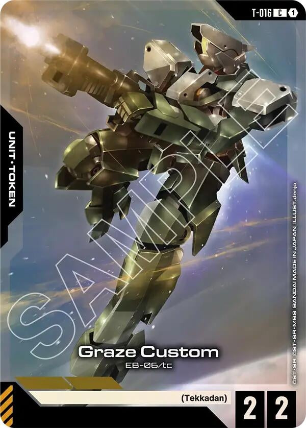 Image for Graze Custom (Premium Card Collection Gundam Assemble) (T-016) (GCG-PR) - Gundam Card Game