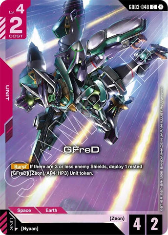 Image for GFreD (Premium Card Collection Gundam Assemble) (GD03-048) (GCG-PR) - Gundam Card Game