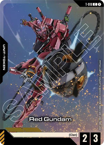 Image for Red Gundam (T-018) (Premium Card Collection Gundam Assemble) (T-018) (GCG-PR) - Gundam Card Game