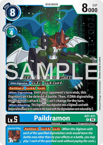 Paildramon [AD1-011] [Booster Avancé Digimon Generation]