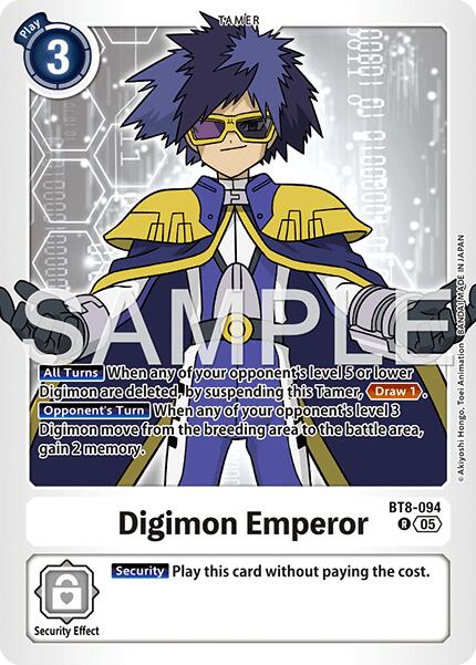 Empereur Digimon [BT8-094] (Réédition Foil) [Booster Avancé Digimon Generation]