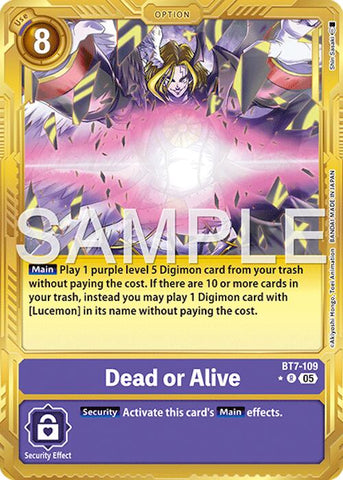Dead or Alive [BT7-109] (Borde Dorado) [Advanced Booster Digimon Generation]