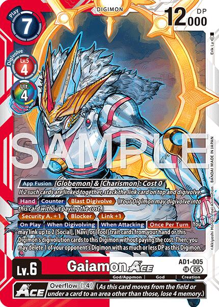 Gaiamon ACE [AD1-005] [Generación Digimon de refuerzo avanzado]