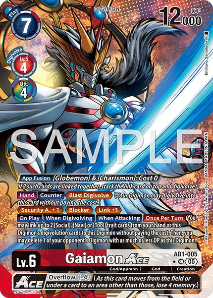 Gaiamon ACE [AD1-005] (Art alternatif) [Booster avancé Digimon Generation]