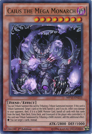 Caius el Monarca Mega [MP15-EN215] Ultra Rara