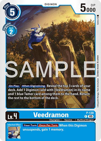 Veedramon [P-138] (Réédition) [Advanced Booster Digimon Generation]