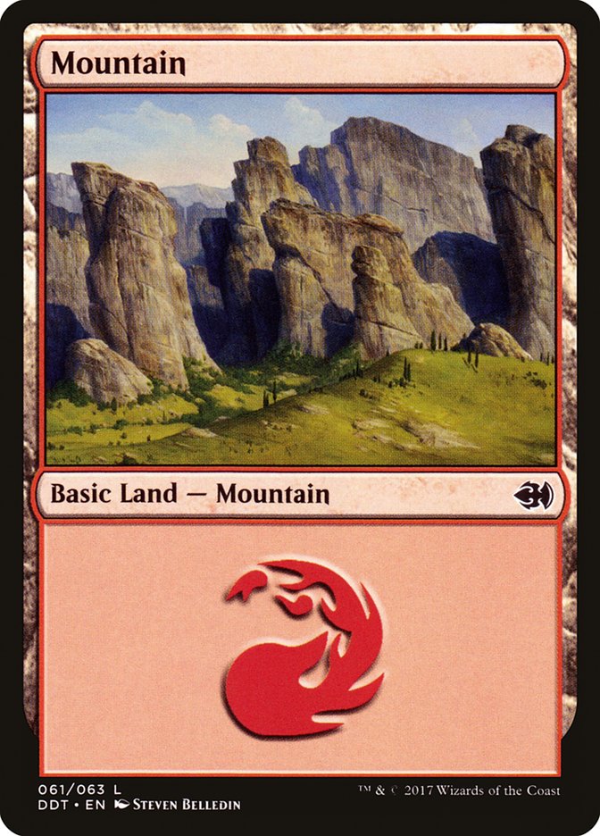 Montagne (61) [Duel Decks: Merfolk vs. Goblins]