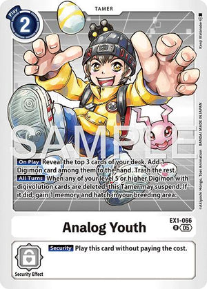 Analog Youth [EX1-066] (Reprint) [Advanced Booster Digimon Generation]