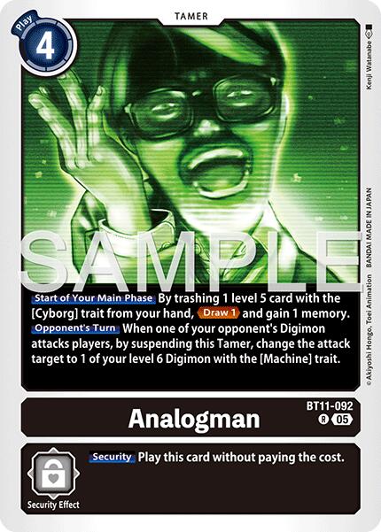 Analogman [BT11-092] (Reedición) [Advanced Booster Digimon Generation]