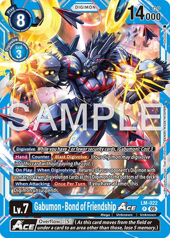 Gabumon [LM-022] - Lien d'amitié ACE (Réédition) [Booster avancé Digimon Generation]